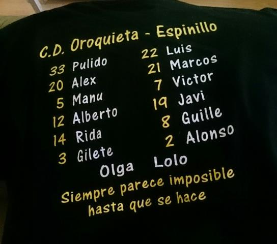 Camiseta Campeon Juvenil Primera 15-16